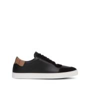 Burberry Vintage Check Läder Sneakers Black, Herr