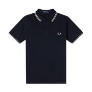 Fred Perry Polo Shirts Blue, Herr