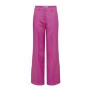 Only Wide Trousers Pink, Dam