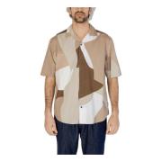 Only & Sons Short Sleeve Shirts Brown, Herr