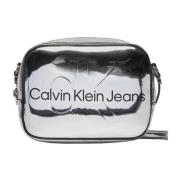 Calvin Klein Jeans Handbags Gray, Dam