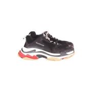 Balenciaga Vintage Pre-owned Laeder sneakers Black, Herr