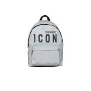 Dsquared2 Backpacks Gray, Unisex