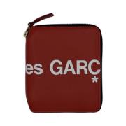 Comme des Garçons Röd Huge Logo Plånbok Red, Unisex