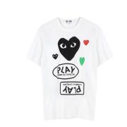 Comme des Garçons Play T-Shirts White, Herr