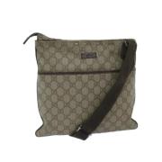 Gucci Vintage Pre-owned Canvas gucci-vskor Beige, Dam