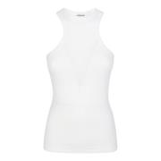 Dondup Sleeveless Tops White, Dam