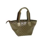 Gucci Vintage Pre-owned Canvas gucci-vskor Green, Dam