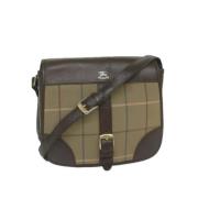 Burberry Vintage Pre-owned Bomull axelremsvskor Multicolor, Dam