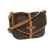 Louis Vuitton Vintage Pre-owned Canvas louis-vuitton-vskor Brown, Dam