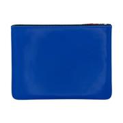 Comme des Garçons Läder Superfluo Plånbok Blue, Dam