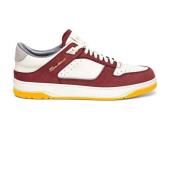 Santoni Italienska Lädersneakers Multicolor, Herr