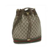 Gucci Vintage Pre-owned Canvas gucci-vskor Beige, Dam