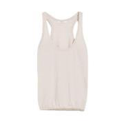 Max Mara Sleeveless Tops Beige, Dam