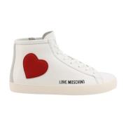 Love Moschino Sneakers White, Dam