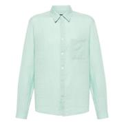 A.p.c. Casual Shirts Green, Herr