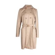 Miu Miu Pre-owned Pre-owned Bomull ytterklder Beige, Dam