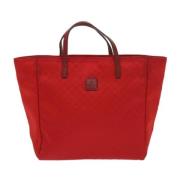 Gucci Vintage Pre-owned Tyg totevskor Red, Dam