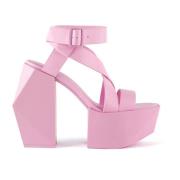 United Nude High Heel Sandals Pink, Dam