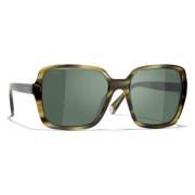 Chanel Sunglasses Green, Dam