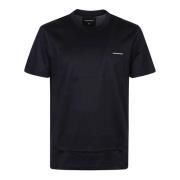 Emporio Armani T-Shirts Blue, Herr