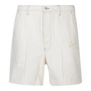 Kenzo Denim Shorts White, Herr