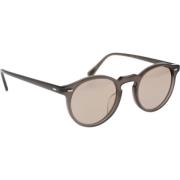 Oliver Peoples Ikoniska Gregory Peck Spegel Solglasögon Green, Unisex