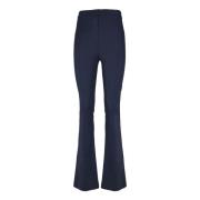 Patrizia Pepe Wide Trousers Blue, Dam