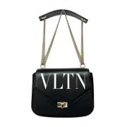 Valentino Vintage Pre-owned Laeder axelremsvskor Black, Dam