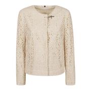 Fay Light Jackets Beige, Dam