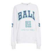 Ball D. Adams Sweatshirt Bright White White, Dam