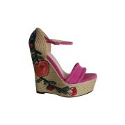 Gucci Vintage Pre-owned Laeder sandaler Pink, Dam