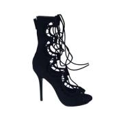 Giuseppe Zanotti Pre-owned Pre-owned Mocka klackskor Black, Dam