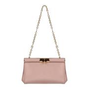 Dolce & Gabbana Liten Satin Marlene Kedjetaske Pink, Dam