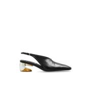 Jil Sander Läderpumps Black, Dam