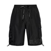 Balmain Badshorts Black, Herr