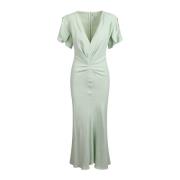 Victoria Beckham Midi Dresses Green, Dam