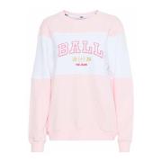 Ball Mysig Sweatshirt med Broderad Logotyp Multicolor, Dam