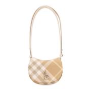 Burberry Mini gungande häst axelväska Beige, Dam