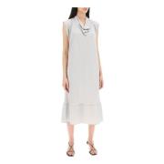 Lemaire Shirt Dresses Gray, Dam