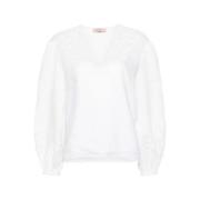 Twinset Blouses White, Dam