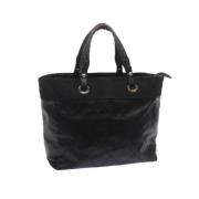 Chanel Vintage Pre-owned Canvas chanel-vskor Black, Dam