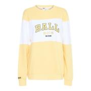 Ball Solnedgång Sweatshirt J. Montana Stil Yellow, Dam