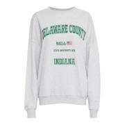 Ball L. Smith Sweatshirt Vit Melange Gray, Dam