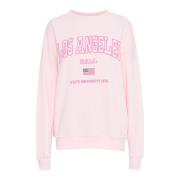 Ball Mysig Milkshake Sweatshirt med Cool Print Pink, Dam