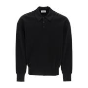 Salvatore Ferragamo Polo Shirts Black, Herr