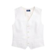 Polo Ralph Lauren Vests White, Dam