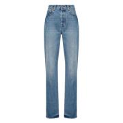 Jacquemus Straight Jeans Blue, Dam