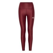 Ball Stiliga Sport Leggings Bordeaux Brown, Dam