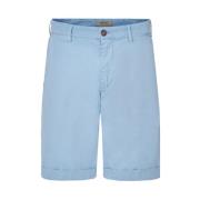 40Weft Casual Bermuda Shorts för Män Blue, Herr